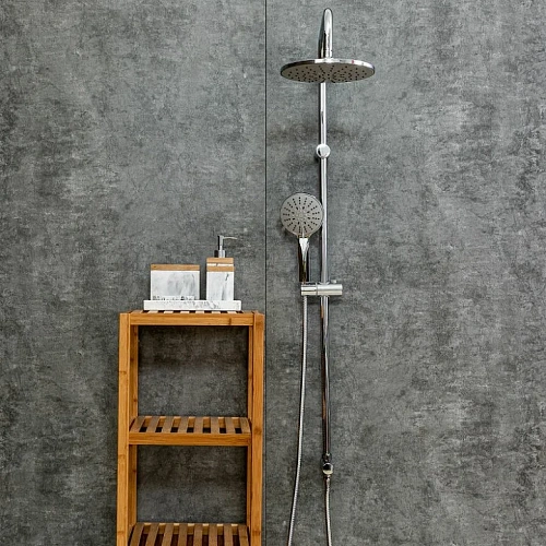 Душевая система Agger Breeze One A0893500 с изливом, хром Душевая система Agger Breeze One A0893500 с изливом, хром