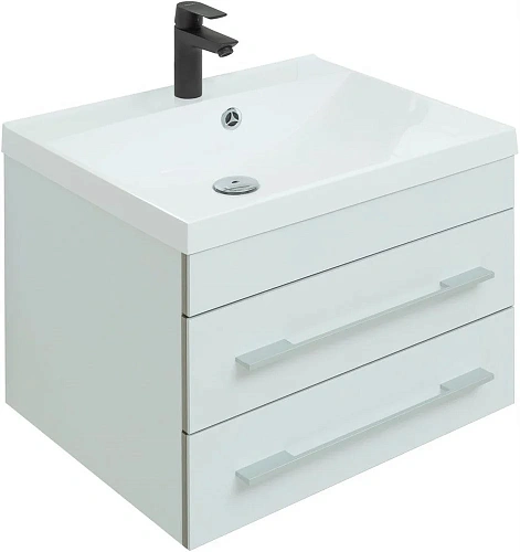 Тумба под раковину Aquanet Верона 58 New белый матовый 00272423 Тумба под раковину Aquanet Верона 58 New белый матовый 00272423