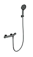 Смеситель для душа Wonzon & Woghand с термостатом, темный графит (WW-B2057-A-BGG) Смеситель для душа Wonzon & Woghand с термостатом, темный графит (WW-B2057-A-BGG)