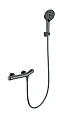 Смеситель для душа Wonzon & Woghand с термостатом, темный графит (WW-B2057-A-BGG) Смеситель для душа Wonzon & Woghand с термостатом, темный графит (WW-B2057-A-BGG)