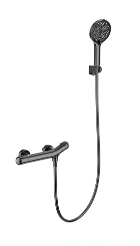 Смеситель для душа Wonzon & Woghand с термостатом, темный графит (WW-B2057-A-BGG) Смеситель для душа Wonzon & Woghand с термостатом, темный графит (WW-B2057-A-BGG)