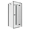 Душевой уголок NEW TRENDY REFLEXA BLACK R 110x80x200 EXK-1382 (черный) Душевой уголок NEW TRENDY REFLEXA BLACK R 110x80x200 EXK-1382 (черный)