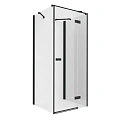 Душевой уголок NEW TRENDY REFLEXA BLACK R 110x80x200 EXK-1382 (черный) Душевой уголок NEW TRENDY REFLEXA BLACK R 110x80x200 EXK-1382 (черный)