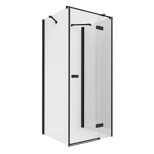 Душевой уголок NEW TRENDY REFLEXA BLACK R 110x80x200 EXK-1382 (черный) Душевой уголок NEW TRENDY REFLEXA BLACK R 110x80x200 EXK-1382 (черный)