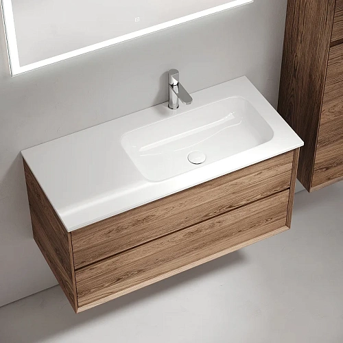 Тумба под раковину Sancos Marmi 2.0 MR2.0100RECH правая, 995х445х520, дуб чарльстон, подвесная Тумба под раковину Sancos Marmi 2.0 MR2.0100RECH правая, 995х445х520, дуб чарльстон, подвесная