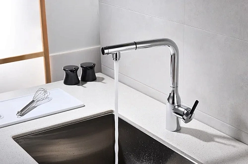 Смеситель для кухни Paulmark Viper хром Vi213105-CR Смеситель для кухни Paulmark Viper хром Vi213105-CR