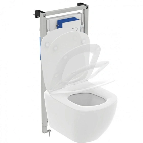 Комплект 4 в 1 Ideal Standard P3868V1 с подвесным унитазом TESI AquaBlade T0079V1, сидением T3527V1, Комплект 4 в 1 Ideal Standard P3868V1 с подвесным унитазом TESI AquaBlade T0079V1, сидением T3527V1,