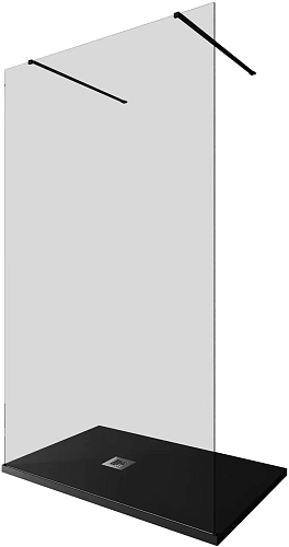 Душевая перегородка Allen Brau Infinity 2 120 3.21046.BBA.T черный брашированный Душевая перегородка Allen Brau Infinity 2 120 3.21046.BBA.T черный брашированный