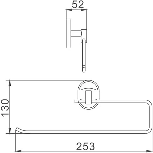 Полотенцедержатель Haiba HB1903-2 Полотенцедержатель Haiba HB1903-2