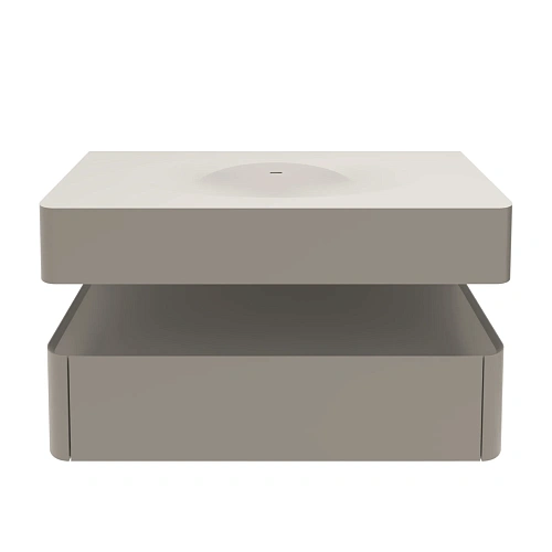Тумба под раковину Vincea Caprise 1000 VMC-4CA100MLG подвесная, светло-серый матовый Тумба под раковину Vincea Caprise 1000 VMC-4CA100MLG подвесная, светло-серый матовый