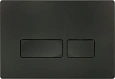 Клавиша смыва Ceruttispa CR02BK черная, матовая Клавиша смыва Ceruttispa CR02BK черная, матовая