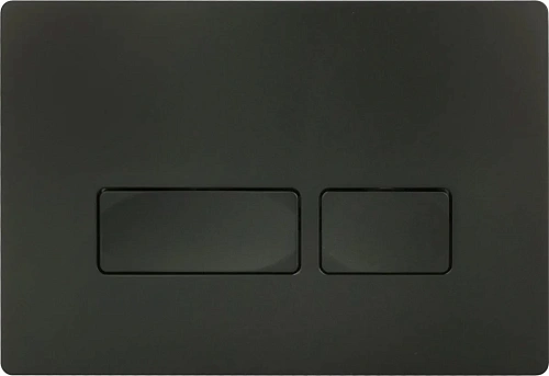 Клавиша смыва Ceruttispa CR02BK черная, матовая Клавиша смыва Ceruttispa CR02BK черная, матовая