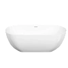 Акриловая ванна SANCOS Leaf FB20 1700x800x580, отдельностоящая, овальная, с каркасом, со сливом-переливом, донным клапаном "сlick-сlack", белый Акриловая ванна SANCOS Leaf FB20 1700x800x580, отдельностоящая, овальная, с каркасом, со сливом-переливом, донным клапаном "сlick-сlack", белый