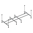 Каркас для ванны AM.PM AM.PM W01A-170-070W-R разборный 170х70 см Каркас для ванны AM.PM AM.PM W01A-170-070W-R разборный 170х70 см