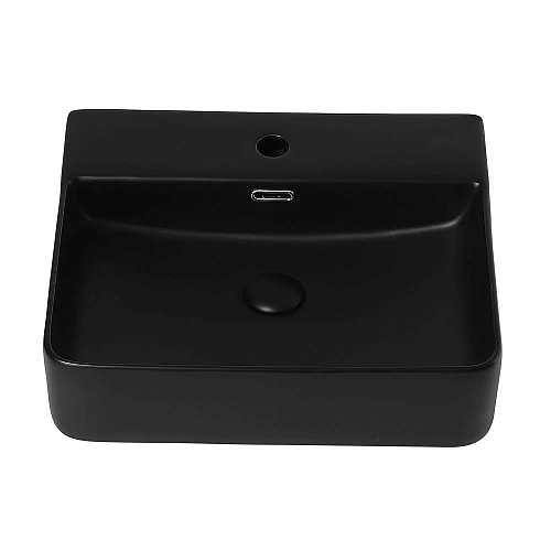 Раковина ABBER Rechteck AC2203MB накладная, черная матовая Раковина ABBER Rechteck AC2203MB накладная, черная матовая