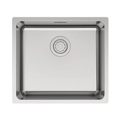 Кухонная мойка Paulmark YUNI 49 UN YU49-BS, брашированная 490х440мм Кухонная мойка Paulmark YUNI 49 UN YU49-BS, брашированная 490х440мм