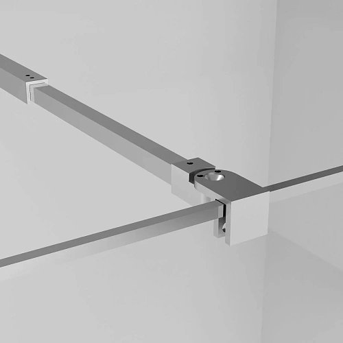 Душевая перегородка Niagara Nova NG-660-10 (100x195) хром, стекло прозрачное с рисунком Душевая перегородка Niagara Nova NG-660-10 (100x195) хром, стекло прозрачное с рисунком