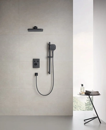 Душевая система ARROW AG3733SHMB-1 встроенная с термостатом черный Душевая система ARROW AG3733SHMB-1 встроенная с термостатом черный