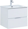 Тумба с раковиной Aquanet Алвита new 120 00306294 белый матовый
