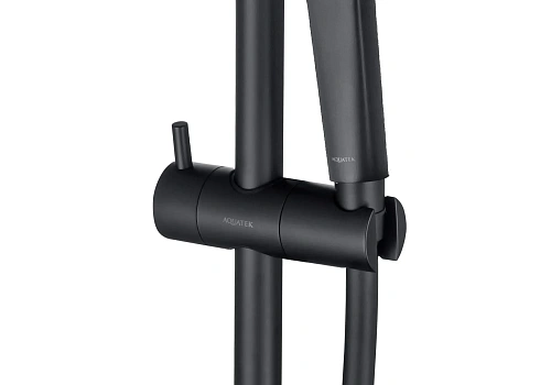 Душевой гарнитур Aquatek ВЕГА AQ2021MB черный матовый Душевой гарнитур Aquatek ВЕГА AQ2021MB черный матовый