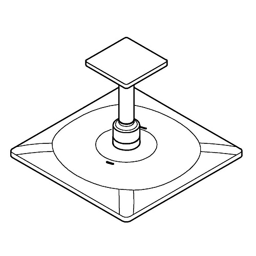 Верхний душ GROHE Rainshower SmartActive Cube 310, квадратный, 2 режима струи и потолочный Кронштейн 26481DC0 Верхний душ GROHE Rainshower SmartActive Cube 310, квадратный, 2 режима струи и потолочный Кронштейн 26481DC0