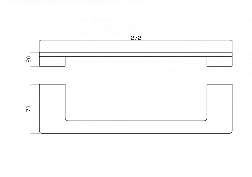 Полотенцедержатель Wonzon & Woghand хром (WW-9113) Полотенцедержатель Wonzon & Woghand хром (WW-9113)