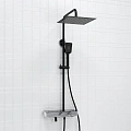 Душевая система WasserKRAFT A114.162.130.CB Thermo с термостатом черный Душевая система WasserKRAFT A114.162.130.CB Thermo с термостатом черный