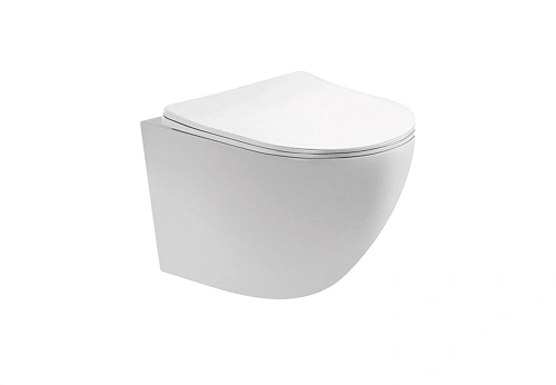 Унитаз подвесной Aquatek ЕВРОПА AQ1900-00 490x360x320 безободковый, тонкое сиденье Soft Close Унитаз подвесной Aquatek ЕВРОПА AQ1900-00 490x360x320 безободковый, тонкое сиденье Soft Close