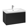 Картинка анонса товара «тумба под раковину villeroy &amp; boch subway 3.0 volcano black / volcano black c57300vl»