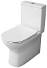 Унитаз напольный Delice Beatrice Compact безободковый, с бачком, Крышка-сиденье