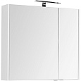 Зеркальный шкаф Aquanet Остин 85 белый 00203924 Зеркальный шкаф Aquanet Остин 85 белый 00203924
