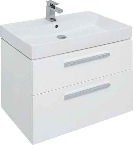 Комплект мебели Aquanet Nova 75 белый (2 ящика) 00243255 Комплект мебели Aquanet Nova 75 белый (2 ящика) 00243255