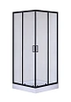 Душевой уголок Taliente 100x100x195см, квадратный, раздвижной, прозр.стекло 6мм, черный профиль TA-10102-1CB Душевой уголок Taliente 100x100x195см, квадратный, раздвижной, прозр.стекло 6мм, черный профиль TA-10102-1CB