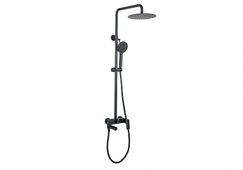 Душевая система Aquatek ВЕГА AQ2040MB черный матовый Душевая система Aquatek ВЕГА AQ2040MB черный матовый