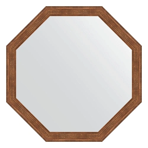 Зеркало в багетной раме Evoform Octagon, BY 3663, 69 x 69 см, сухой тростник Зеркало в багетной раме Evoform Octagon, BY 3663, 69 x 69 см, сухой тростник