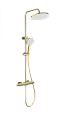 Душевая система Wonzon & Woghand с термостатом, брашированное золото (WW-B3045-A-BG) Душевая система Wonzon & Woghand с термостатом, брашированное золото (WW-B3045-A-BG)