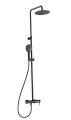 Душевая система AQUAme AQM8011MB со смесителем и изливом, лейка 3 режима 1100-1500мм, черный матовый Душевая система AQUAme AQM8011MB со смесителем и изливом, лейка 3 режима 1100-1500мм, черный матовый