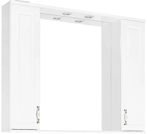 Зеркальный шкаф Style Line Олеандр-2 1000/С, белый ЛС-00000583 Зеркальный шкаф Style Line Олеандр-2 1000/С, белый ЛС-00000583