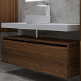 Детальная картинка товара «тумба под раковину armadi art flat 100см dark oak vallessi uno-s 897-100-d»