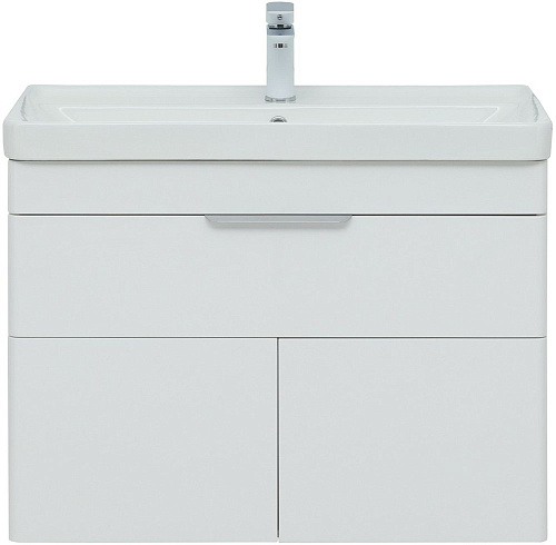 Тумба под раковину Aquanet Ирис new 815 белый глянец (1 ящик, 2 дверцы) 00310150 Тумба под раковину Aquanet Ирис new 815 белый глянец (1 ящик, 2 дверцы) 00310150