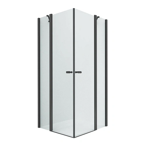 Душевой уголок NEW TRENDY NEW SOLEO BLACK 2D 90x90x195 K-0553 (черный) Душевой уголок NEW TRENDY NEW SOLEO BLACK 2D 90x90x195 K-0553 (черный)