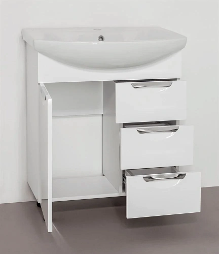 Тумба под раковину Style Line Жасмин 70 (3 ящ.) ЛС-00000036 Тумба под раковину Style Line Жасмин 70 (3 ящ.) ЛС-00000036