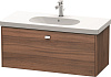 Картинка анонса товара «тумба под раковину duravit brioso br404701079 подвесная 102 см орех»