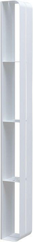 Полка Aquanet Магнум H 15x130 белая матовая, вертикальная 00326461 Полка Aquanet Магнум H 15x130 белая матовая, вертикальная 00326461