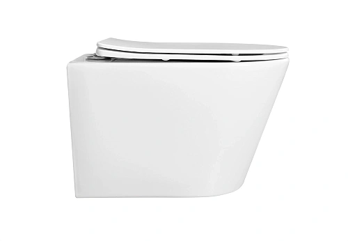 Унитаз подвесной Aquatek ВЕГА AQ1905-00 525x360x320 безободковый, тонкое сиденье Soft Close Унитаз подвесной Aquatek ВЕГА AQ1905-00 525x360x320 безободковый, тонкое сиденье Soft Close