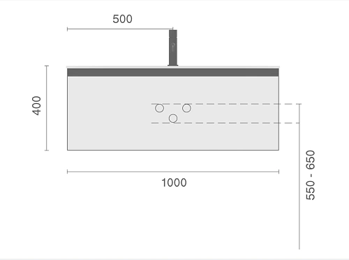 Тумба под раковину Armadi Art QUATRO 1 100CM OAK ANTHRACITE профиль ANTHRACITE 790-M1-100-OA-A Тумба под раковину Armadi Art QUATRO 1 100CM OAK ANTHRACITE профиль ANTHRACITE 790-M1-100-OA-A