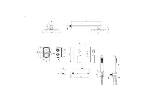 Душевая система Aquatek ЛИРА AQ1473CR Хром Душевая система Aquatek ЛИРА AQ1473CR Хром