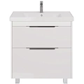 Тумба под раковину DREJA PRIME, 90 см, подвесная/напольная, 2 ящика, белый глянец 99.9302 Тумба под раковину DREJA PRIME, 90 см, подвесная/напольная, 2 ящика, белый глянец 99.9302