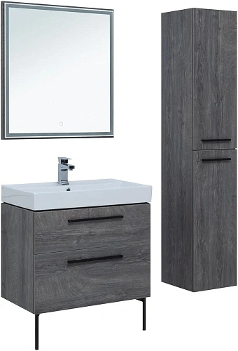 Тумба под раковину Aquanet Nova 75 дуб рошелье (2 ящика) 00242260 Тумба под раковину Aquanet Nova 75 дуб рошелье (2 ящика) 00242260