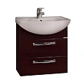 Тумба с раковиной Aquaton Ария 50 М (1A1400K0AA430) темно коричневый Тумба с раковиной Aquaton Ария 50 М (1A1400K0AA430) темно коричневый
